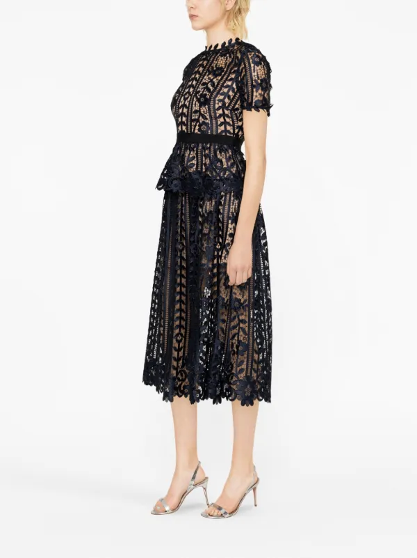 Self portrait paisley midi dress discount