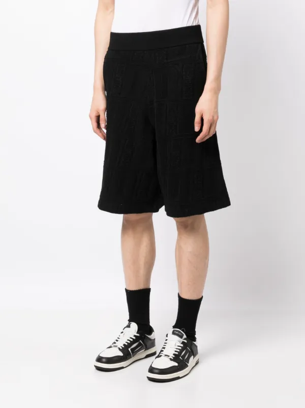 DSQUARED2 ブラック コットン ロゴ ショートパンツ DSQUARED2 ロゴ ショートパンツ | ブラック | FARFETCH JP