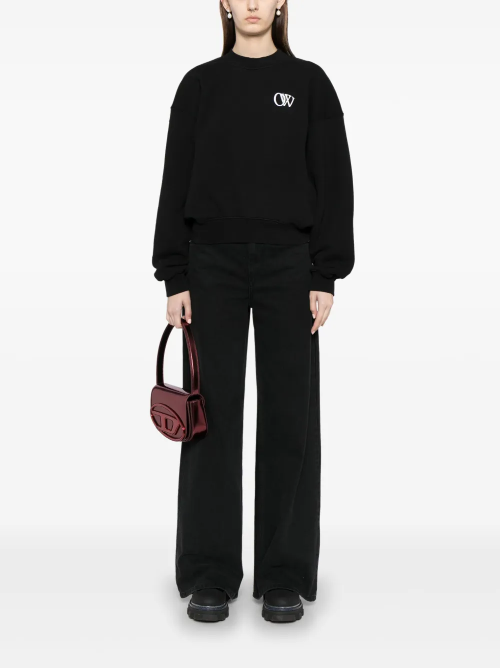 Off-White sudadera con logo OW estampado | Sudaderas | Image 2