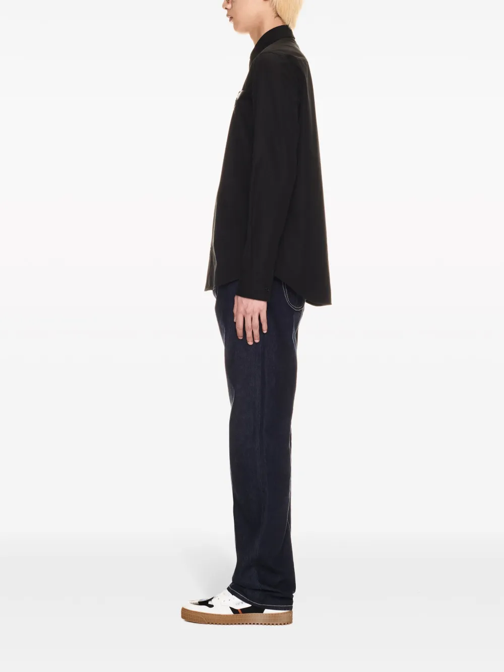 Off-White Katoenen overhemd Zwart