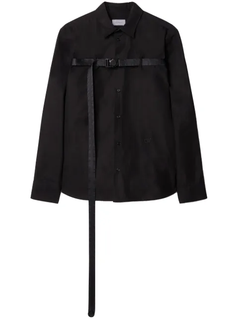 Off-White camisa con hebilla