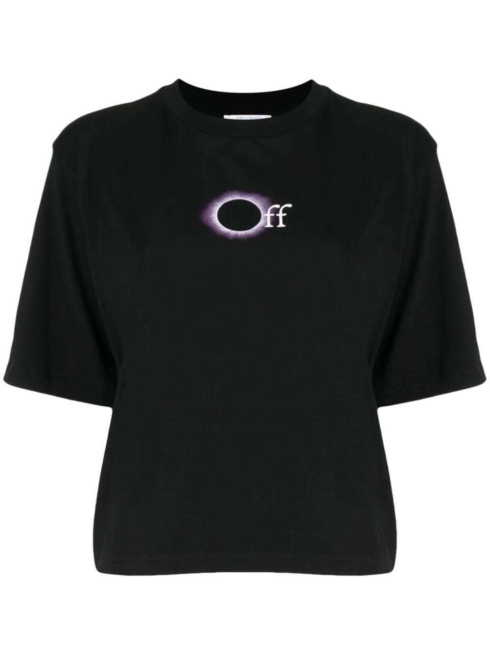 Off white t shirt black and pink hot sale