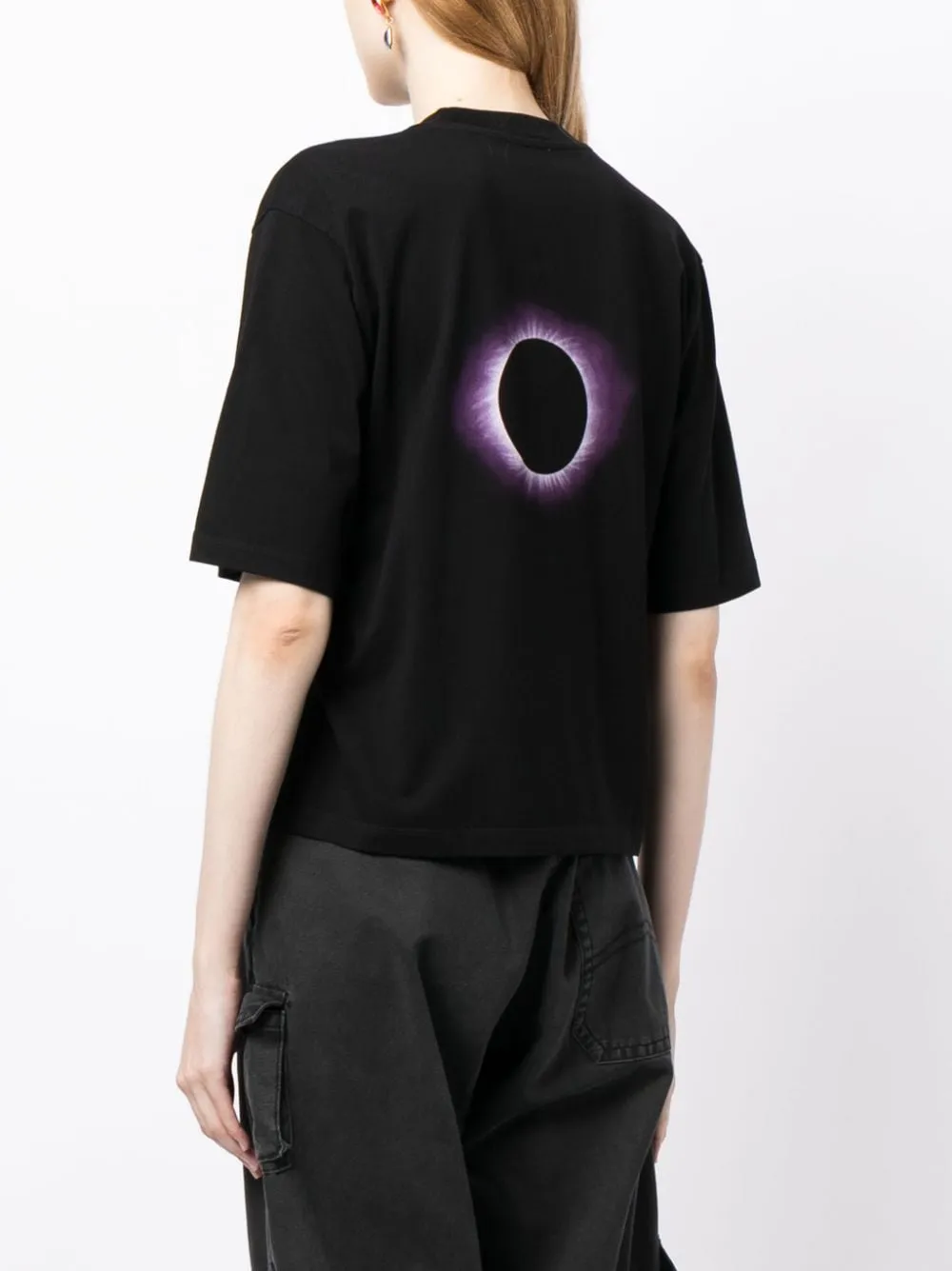 Off-white T-shirt Mit Logo-print In Black White