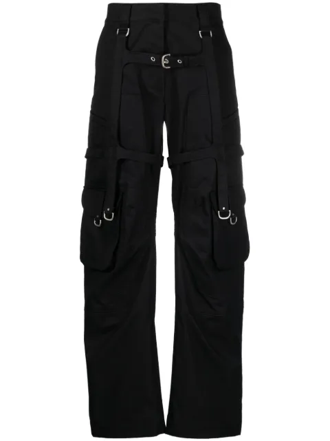 Off-White Calça cargo de algodão