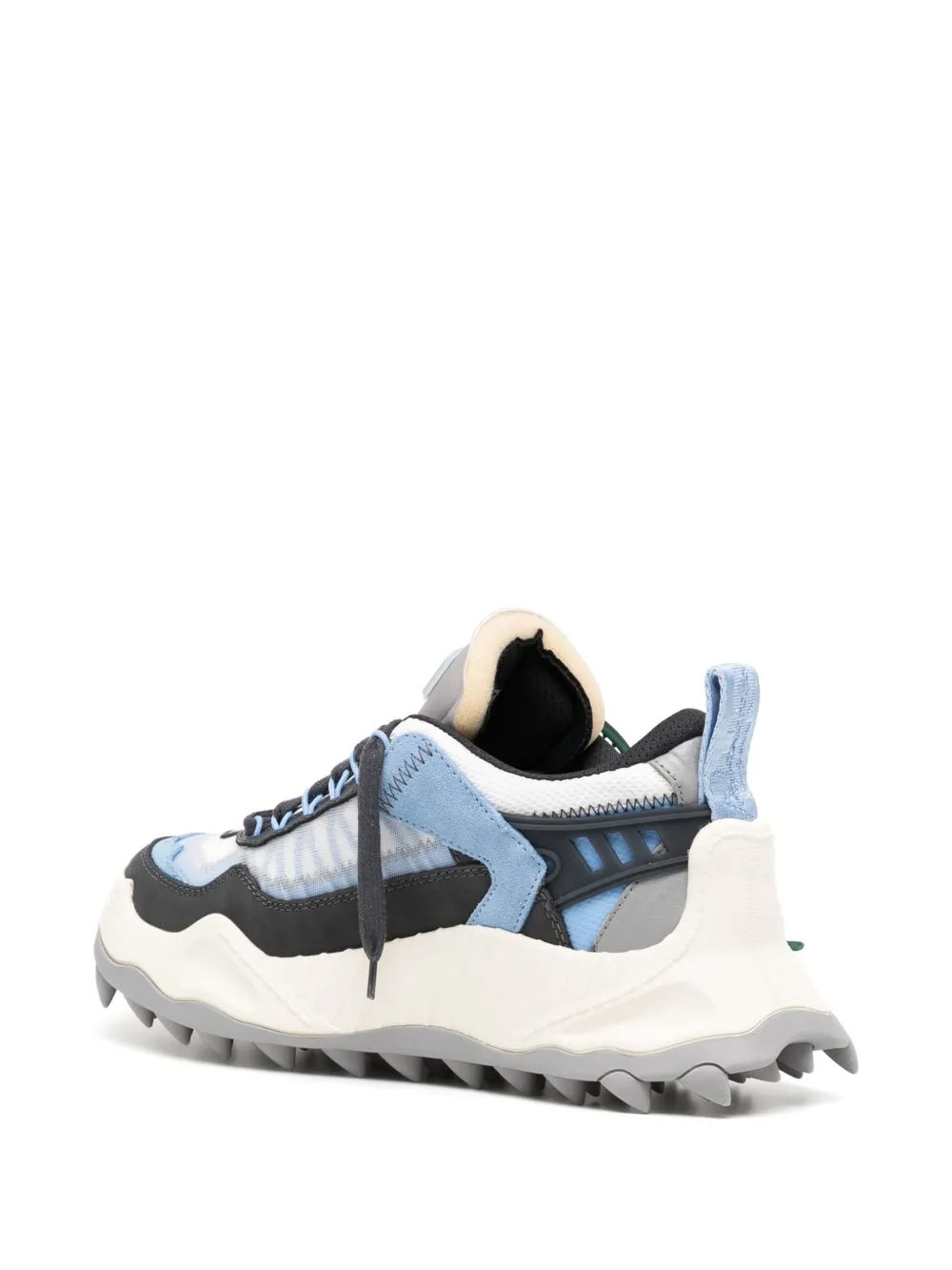  Off-white Spring Leather Sneakers - Blue 