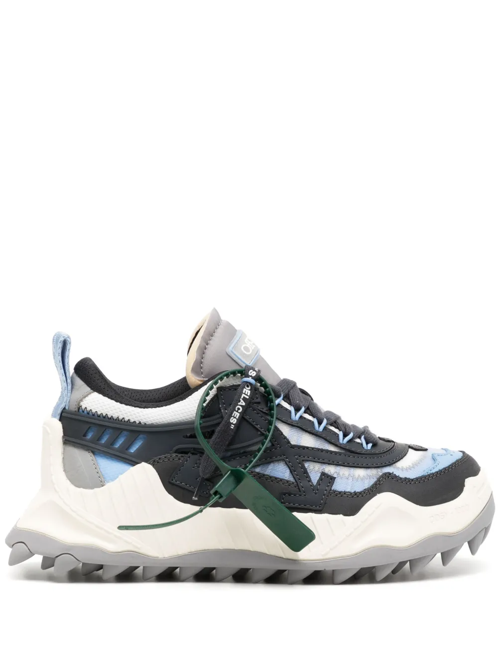 Off-White Mules Spring 110mm - WHITE DARK GREY