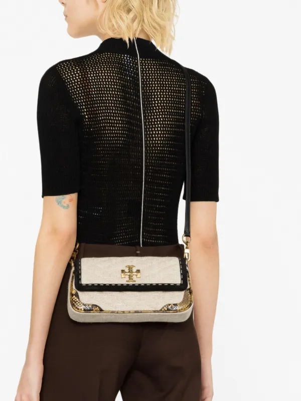 Kira mixed top shoulder bag