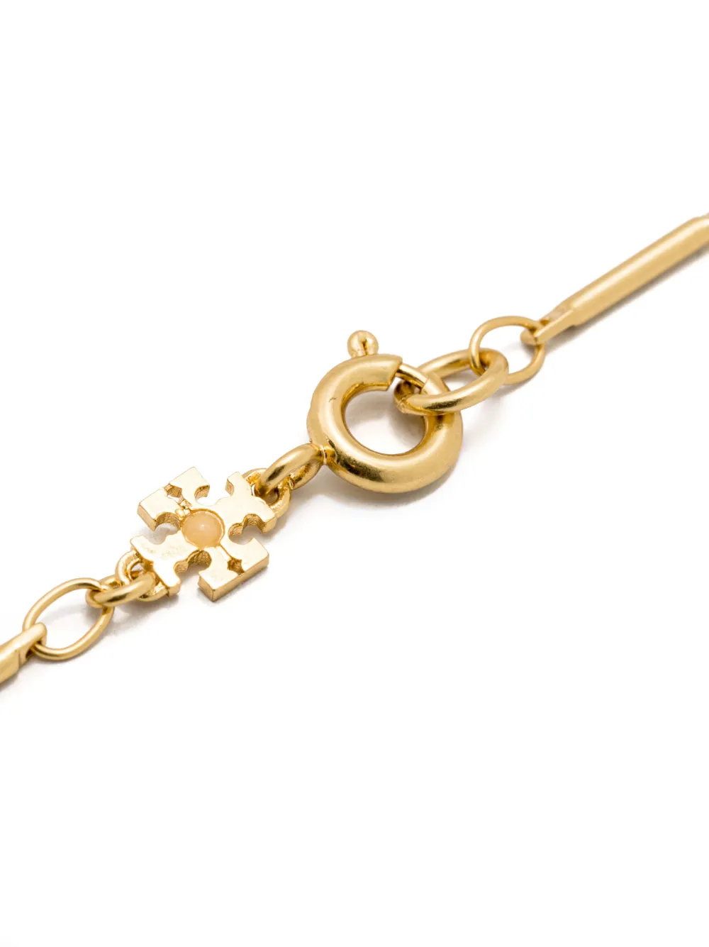 Tory Burch Roxanne logo-charm bracelet - Goud