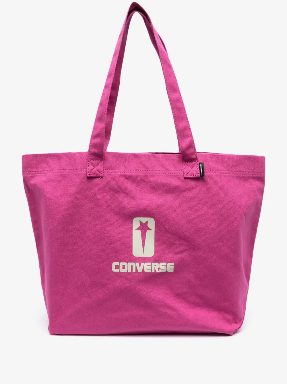 Converse x DRKSHDW logo-print canvas tote bag | Pink | Image 1