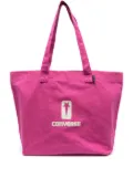 Converse x DRKSHDW logo-print canvas tote bag - Pink