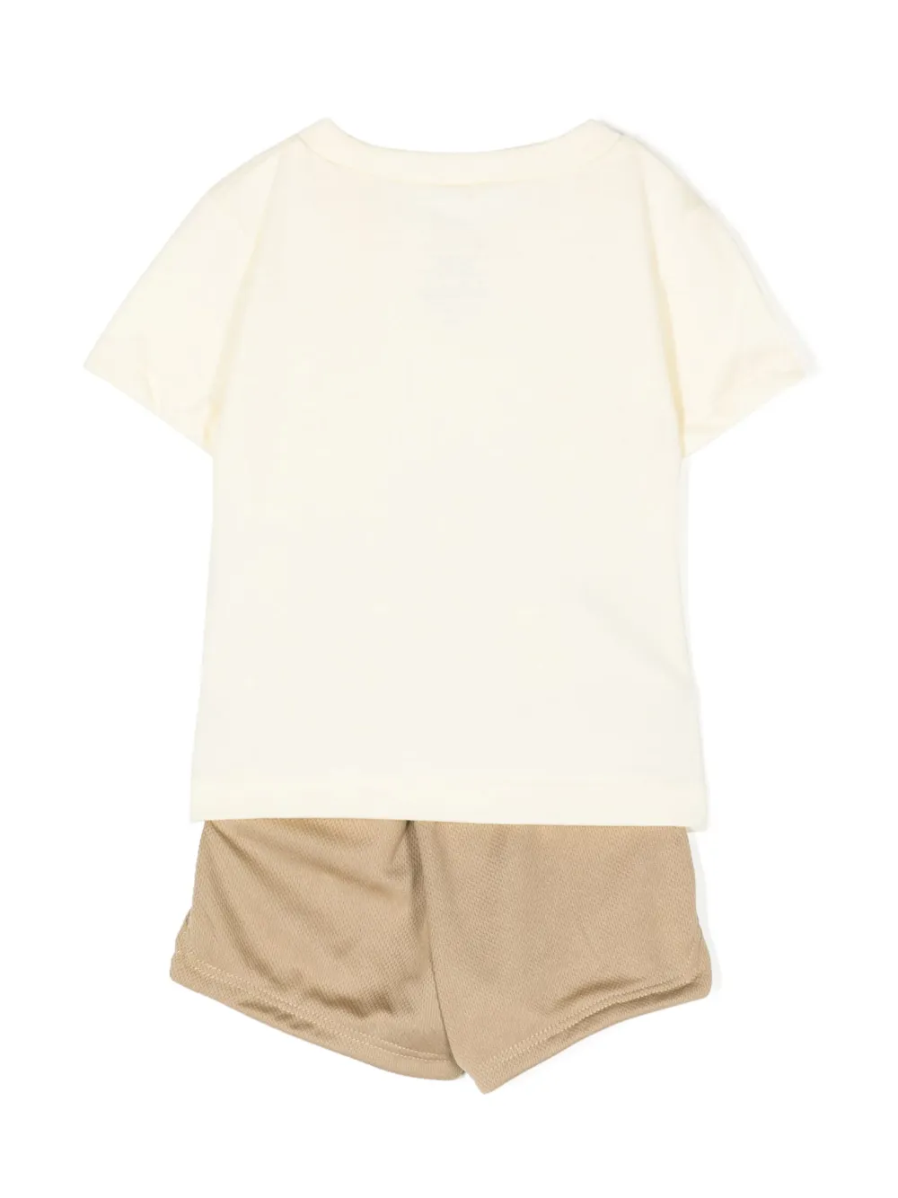 Nike Kids logo-detail elasticated-waist shorts - Geel