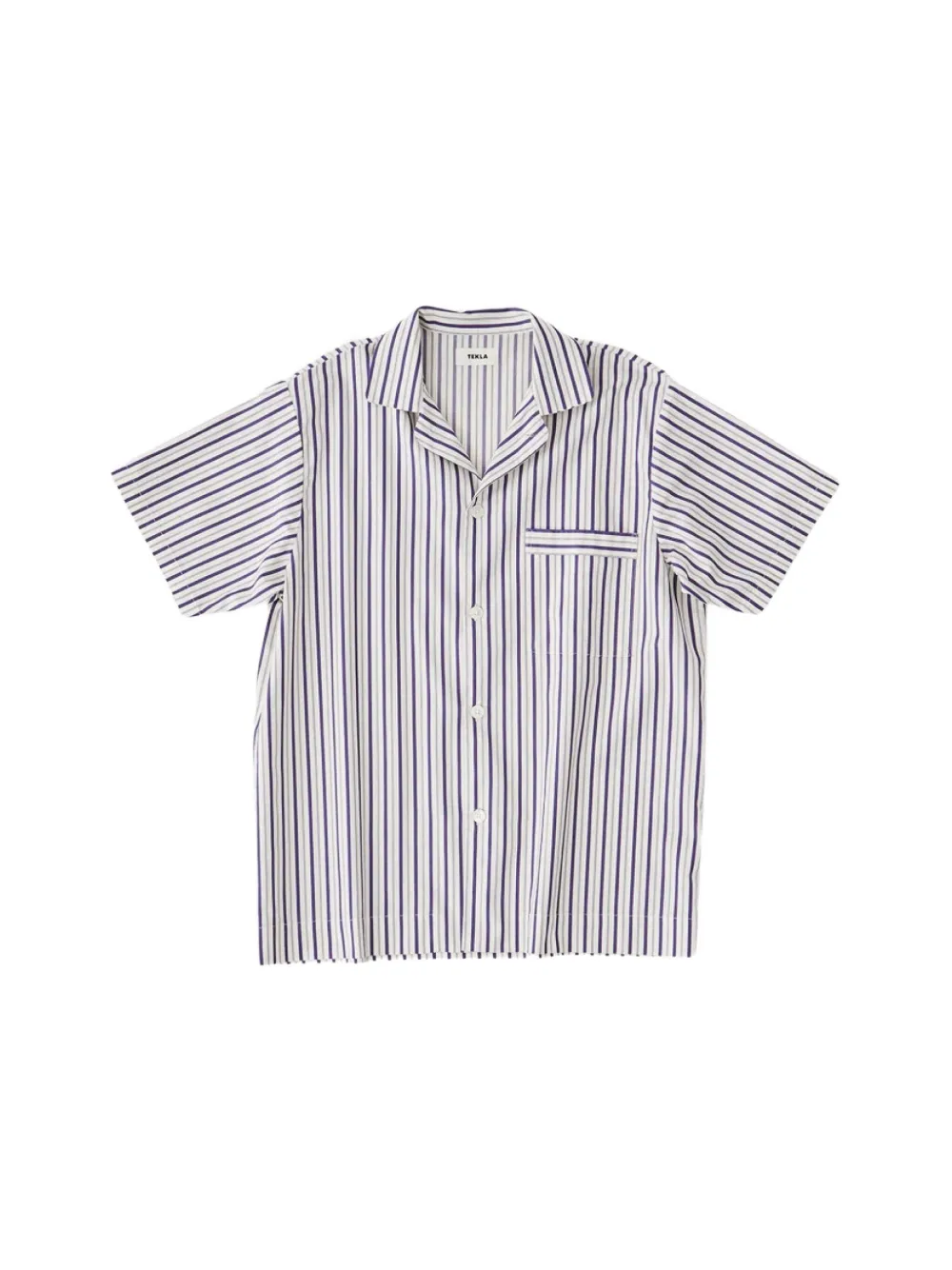 TEKLA Lido pyjamashirt Wit