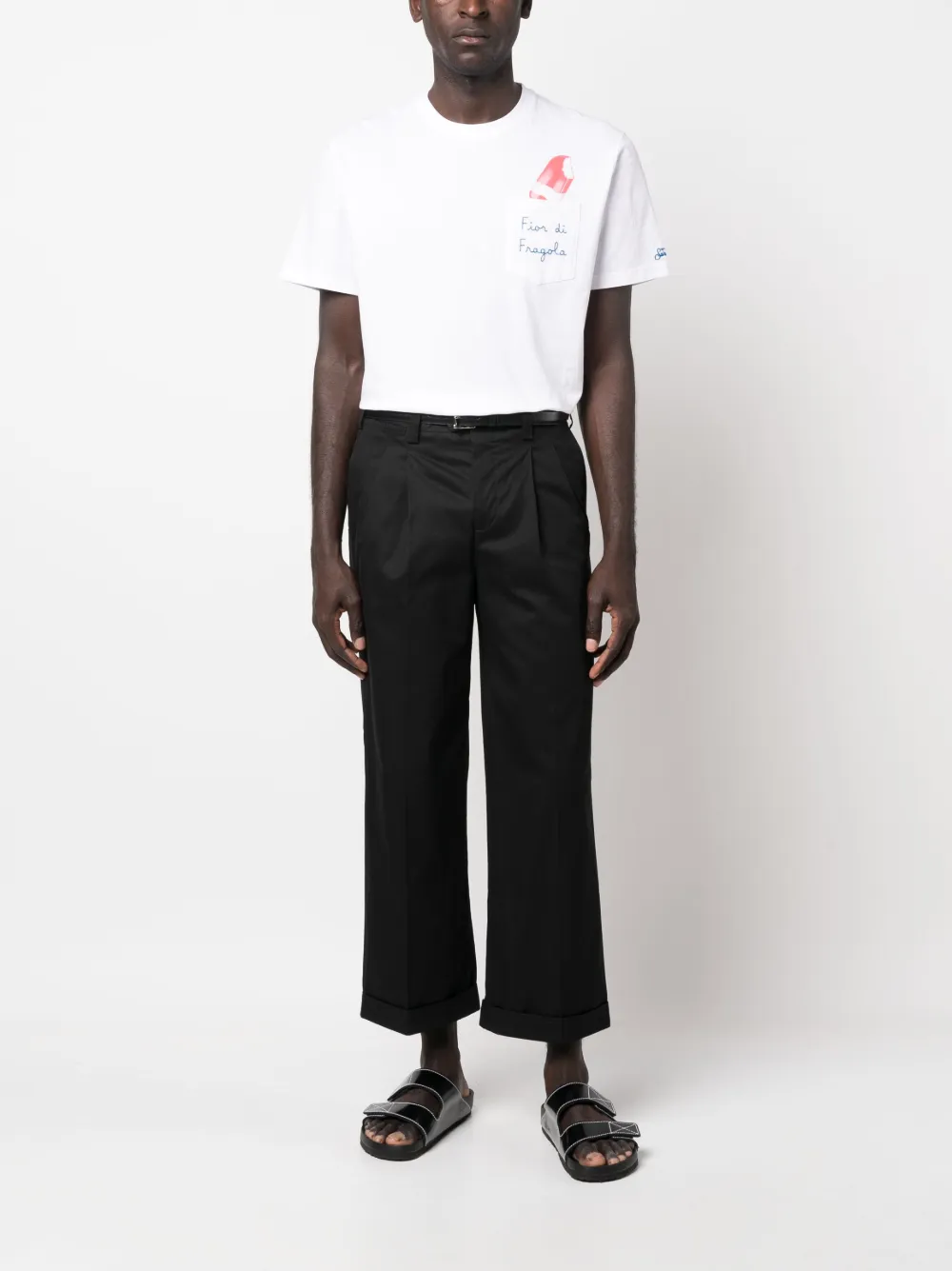 PT Torino pleated-edge cropped trousers | Cropped Pants | Image 2
