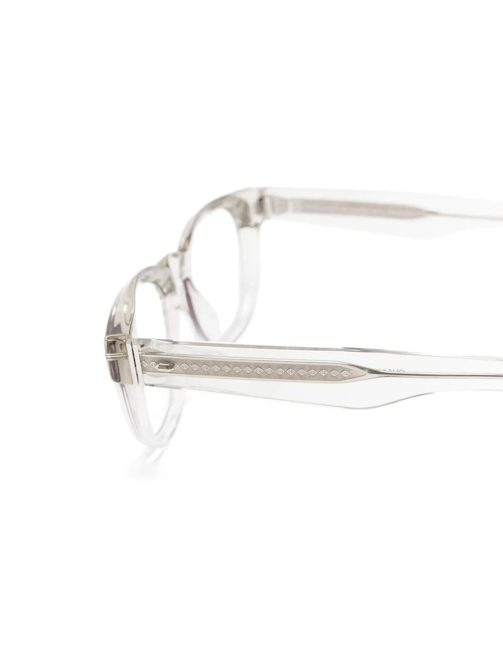 Shop Oliver Peoples Allenby Rectangle-frame Glasses In Neutrals