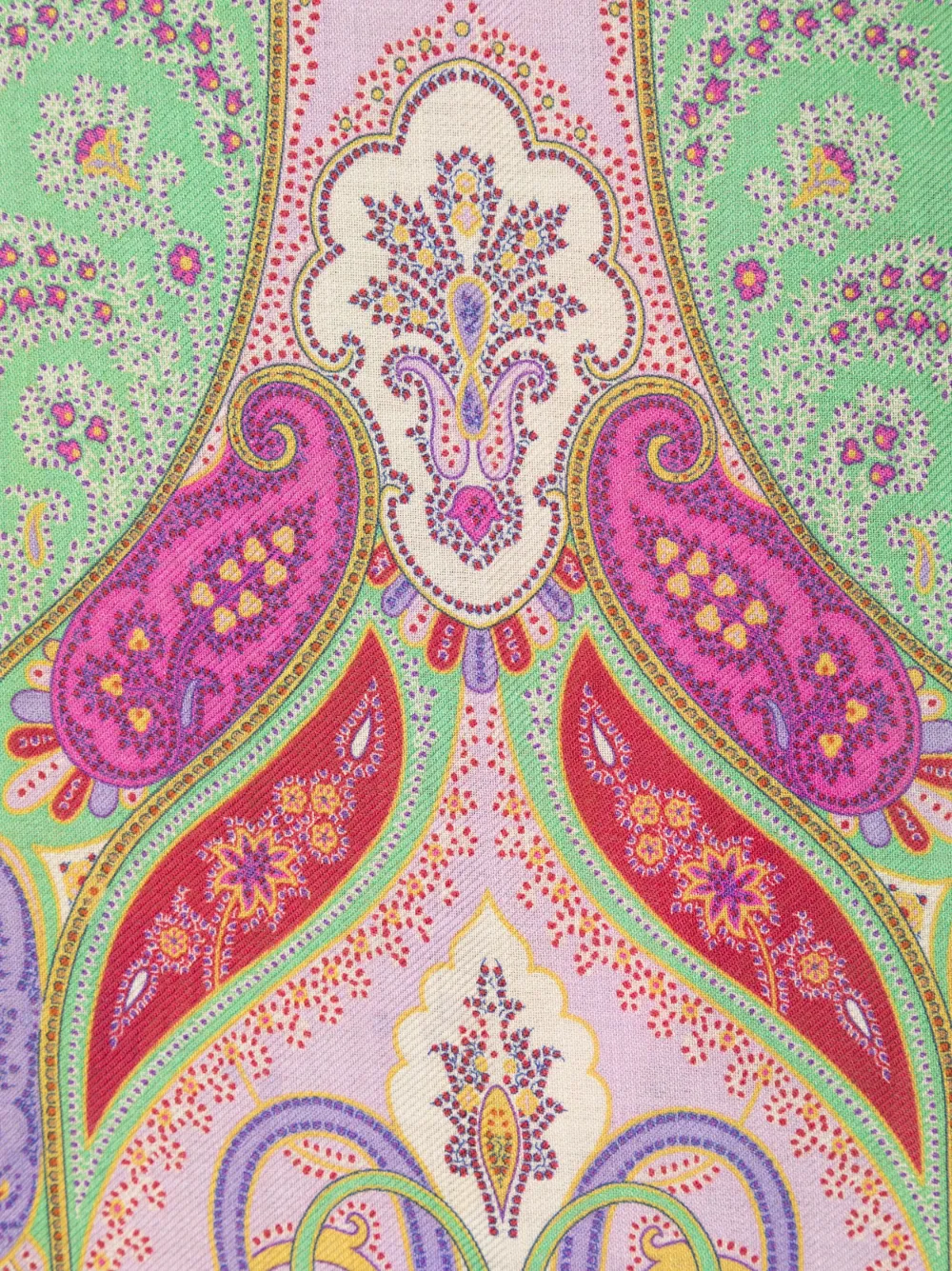 ETRO paisley-print knitted scarf - Veelkleurig