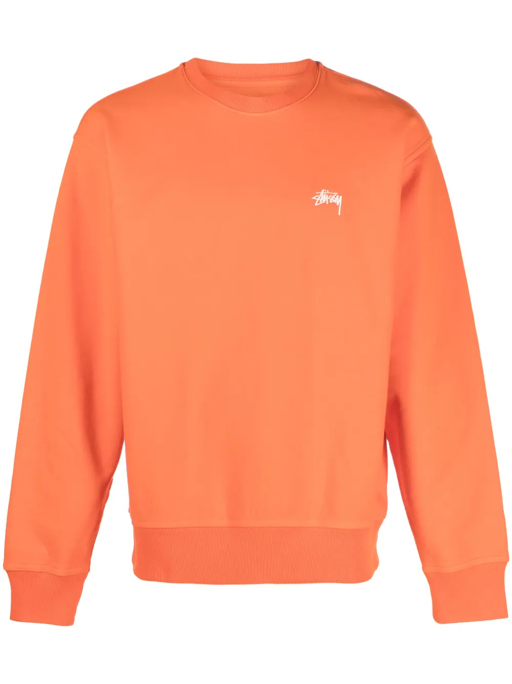 Stussy Felpa Girocollo Arancione FARFETCH IT