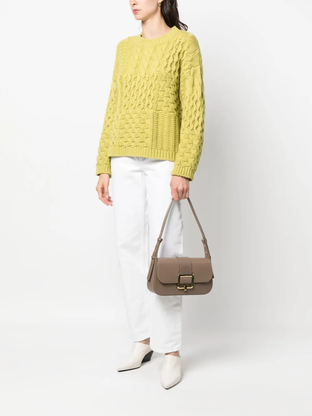 Bally Jadha leather shoulder bag - Bruin