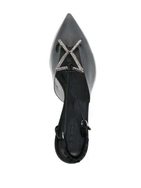 Nensi Dojaka 70mm crystal-embellished pumps ND23SSSC40011A17023 - 3