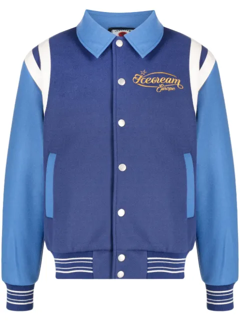 ICECREAM logo-embroidered bomber jacket