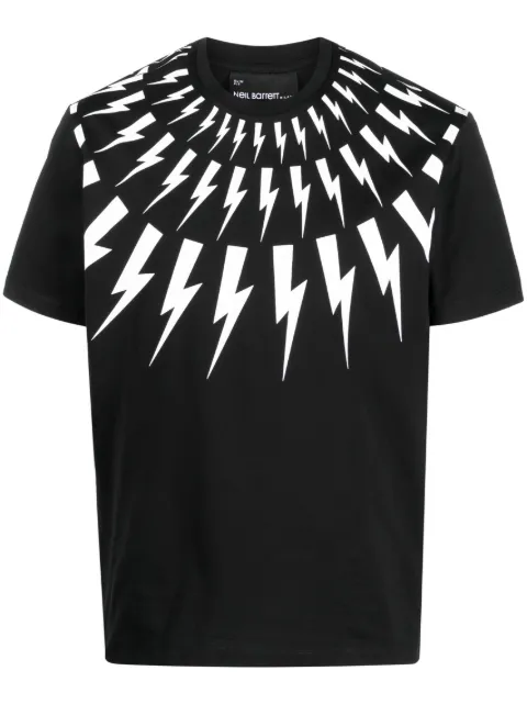 Neil Barrett t-shirt en coton à imprimé graphique 