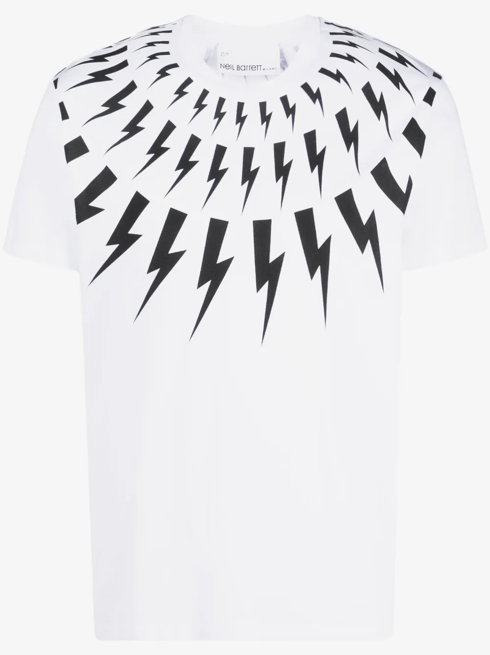 Neil Barrett graphic-print cotton T-shirt | White | Image 1