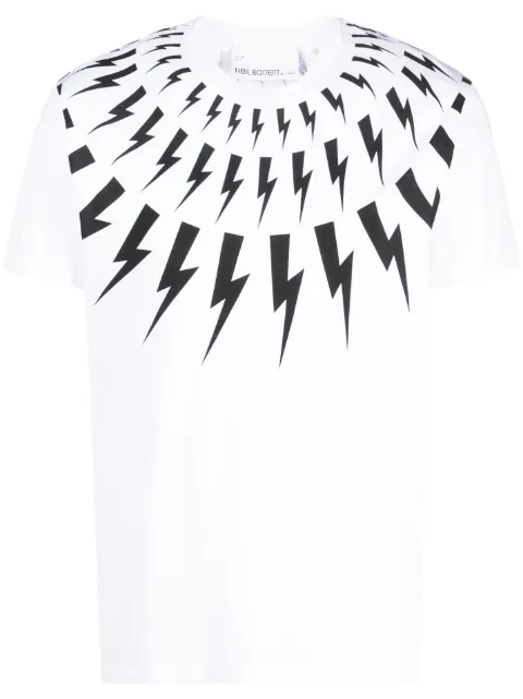 Neil Barrett t-shirt en coton à imprimé graphique 