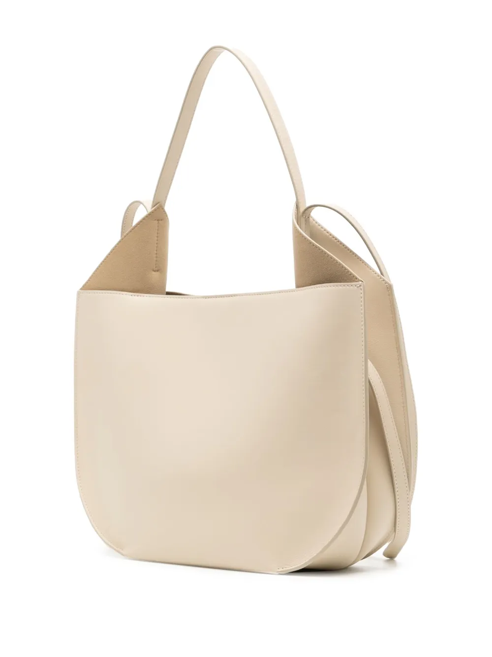 REE PROJECTS Helen leren shopper - Beige