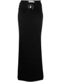 Christopher Esber Orbit ruched maxi skirt - Black
