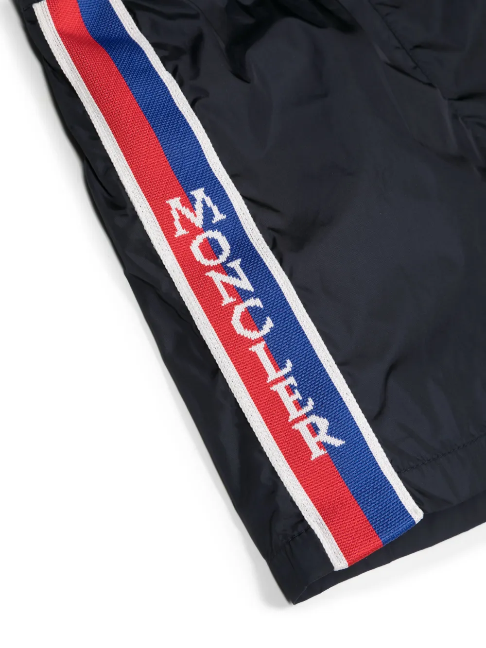 Moncler Enfant logo-print swim shorts - Blauw