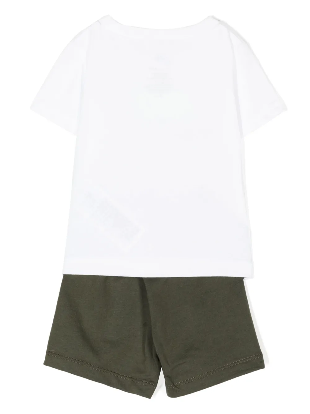 Nike Kids logo-detail elasticated-waist shorts - Wit
