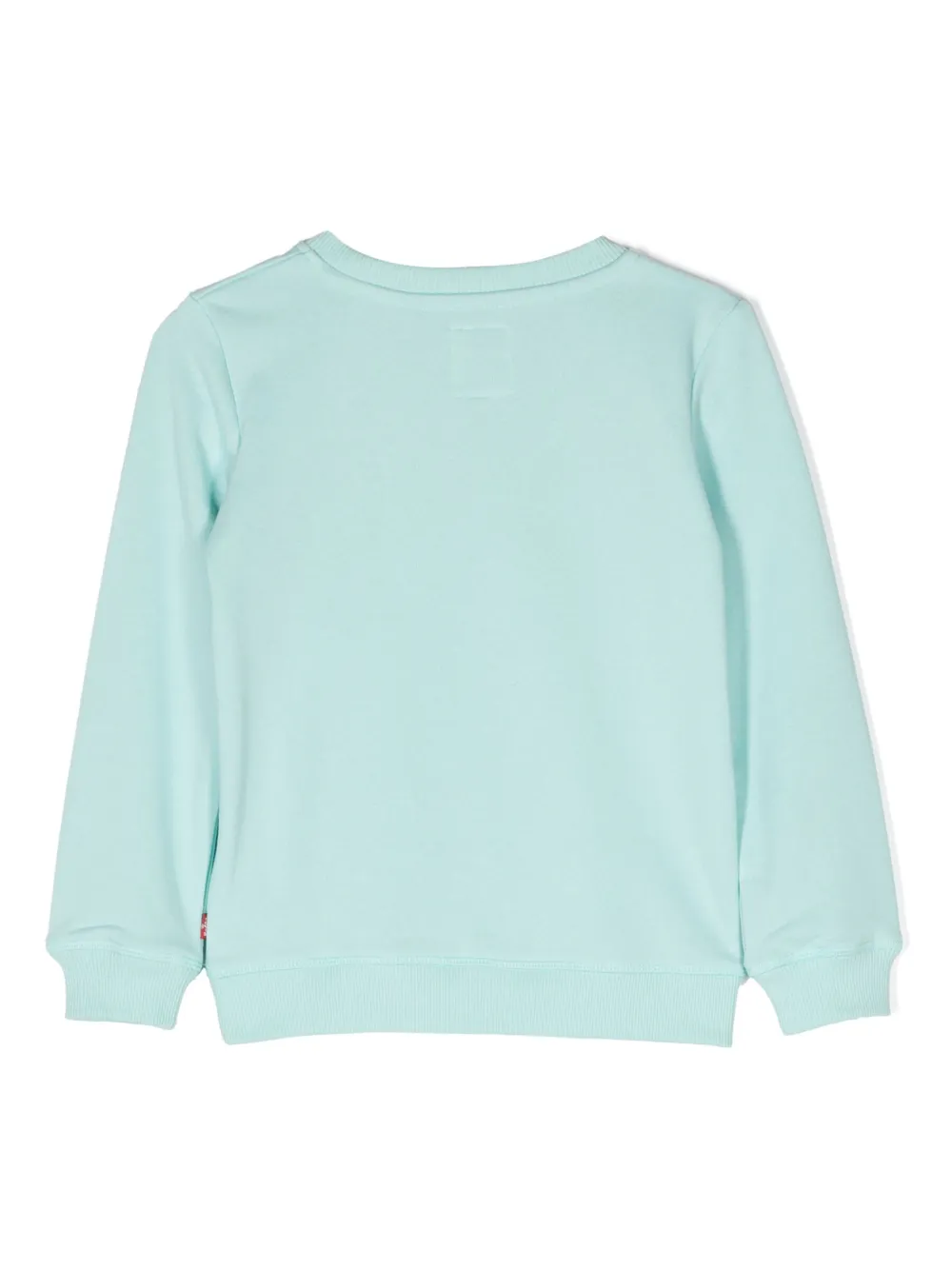 Levi's Kids logo-print crew-neck sweatshirt - Groen