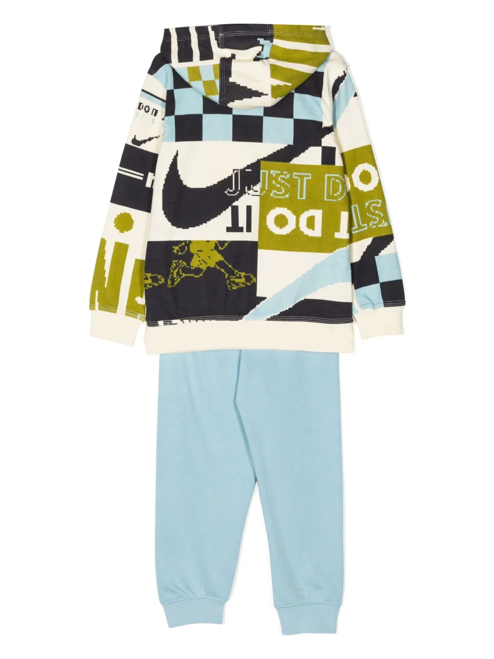 Nike Kids Trainingspak met logoprint - Blauw