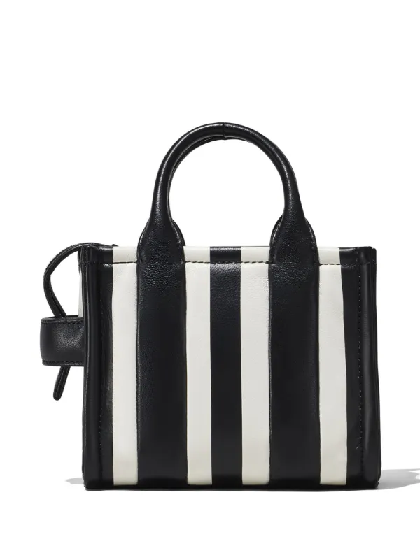 Marc Jacobs ザ ストライプ トートバッグ ミニ | ブラック | FARFETCH JP