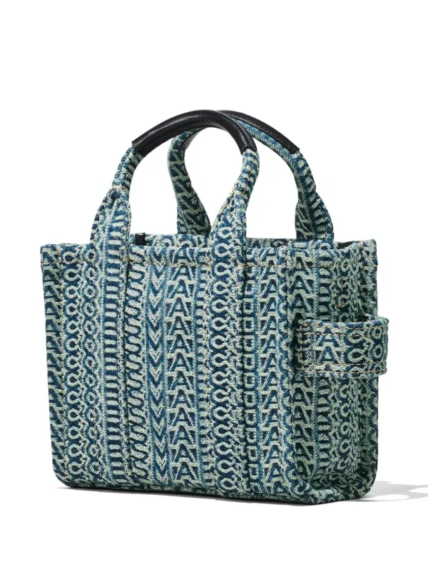 Marc Jacobs The Washed Monogram Crossbody Tote bag | Blue