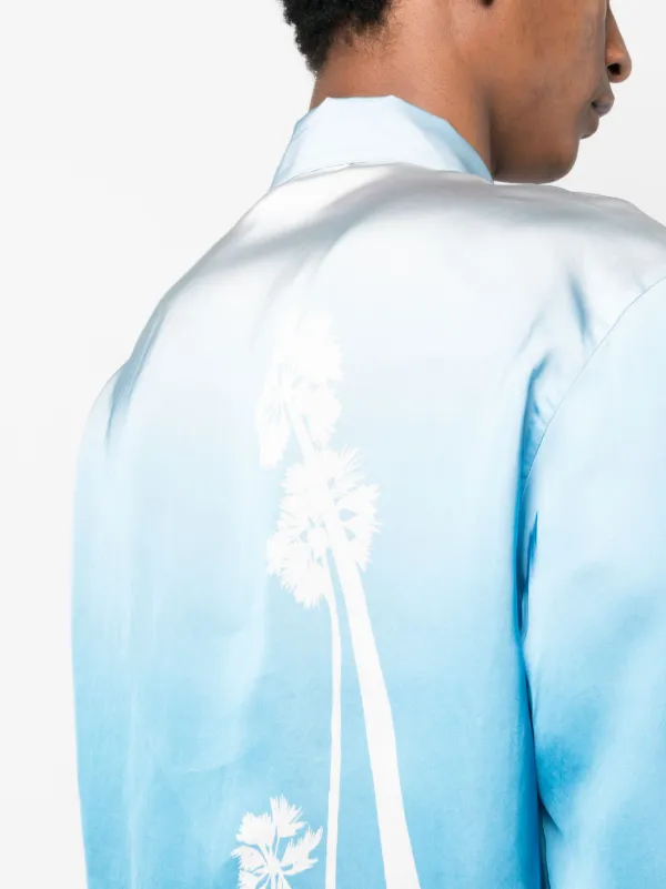シャツ JIL SANDER Men Shirt Multicolor J21DL0229J40228 976 Jil Sander gradient-effect floral-print Shirt | Blue | FARFETCH