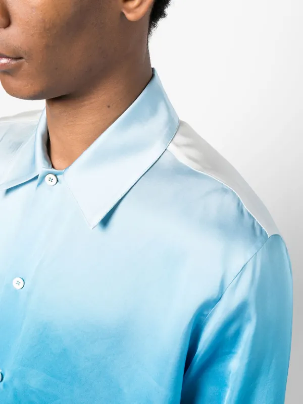 シャツ JIL SANDER Men Shirt Multicolor J21DL0229J40228 976 Jil Sander gradient-effect floral-print Shirt | Blue | FARFETCH