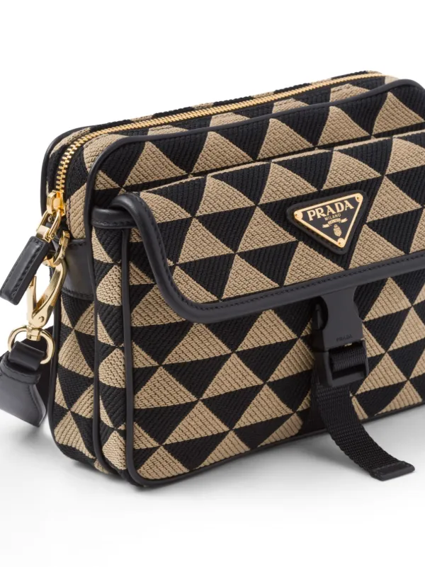 Prada プラダ シンボル ショルダーバッグ | ブラック | FARFETCH JP