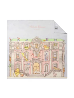 Atelier Choux Monceau Mansion ブランケット 99cm x 95cm | ブルー