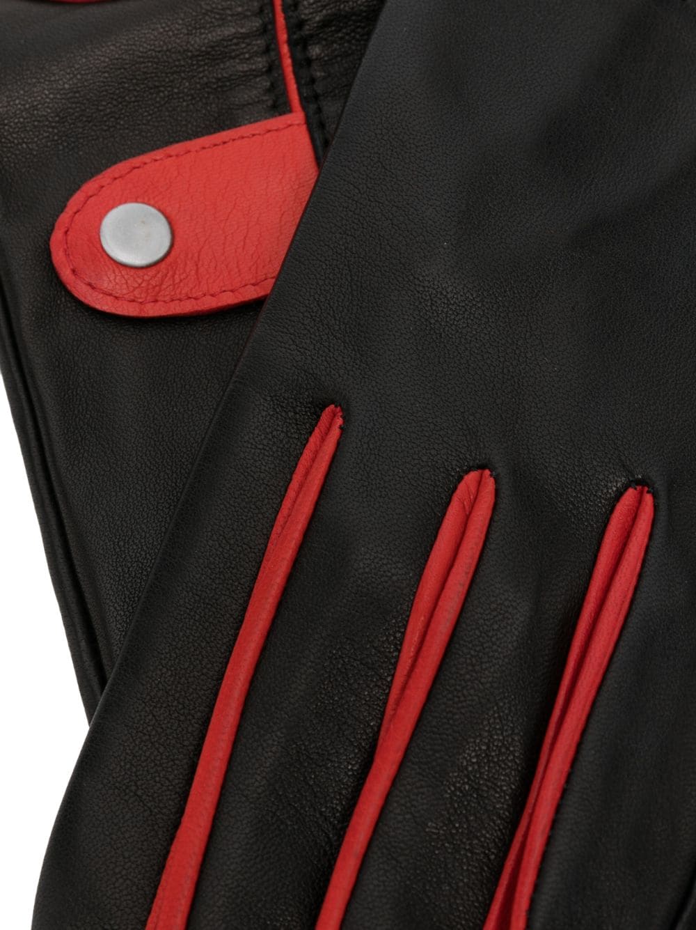 Manokhi elbow-length leather gloves - Zwart