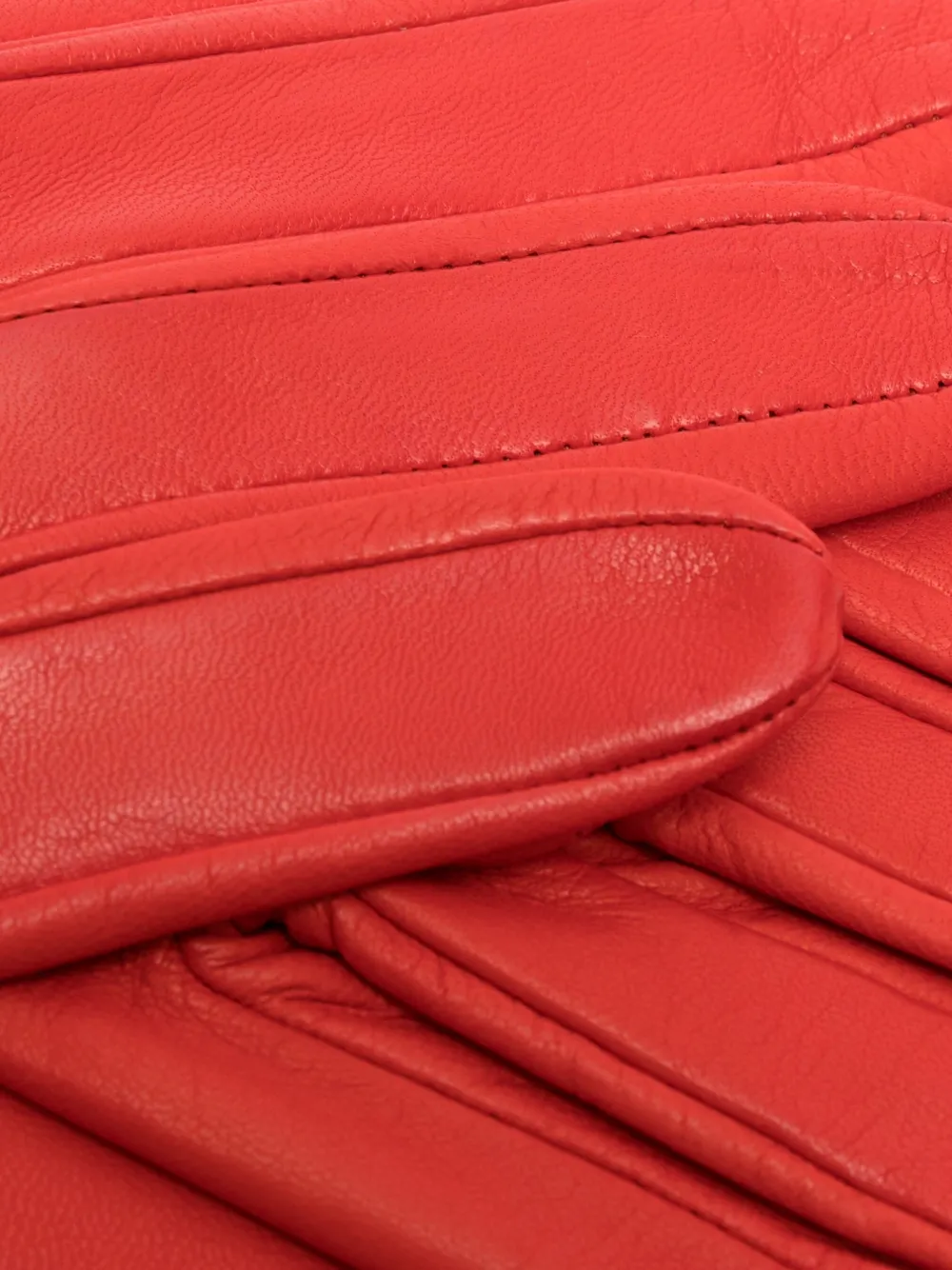 Manokhi elbow-length leather gloves - Rood