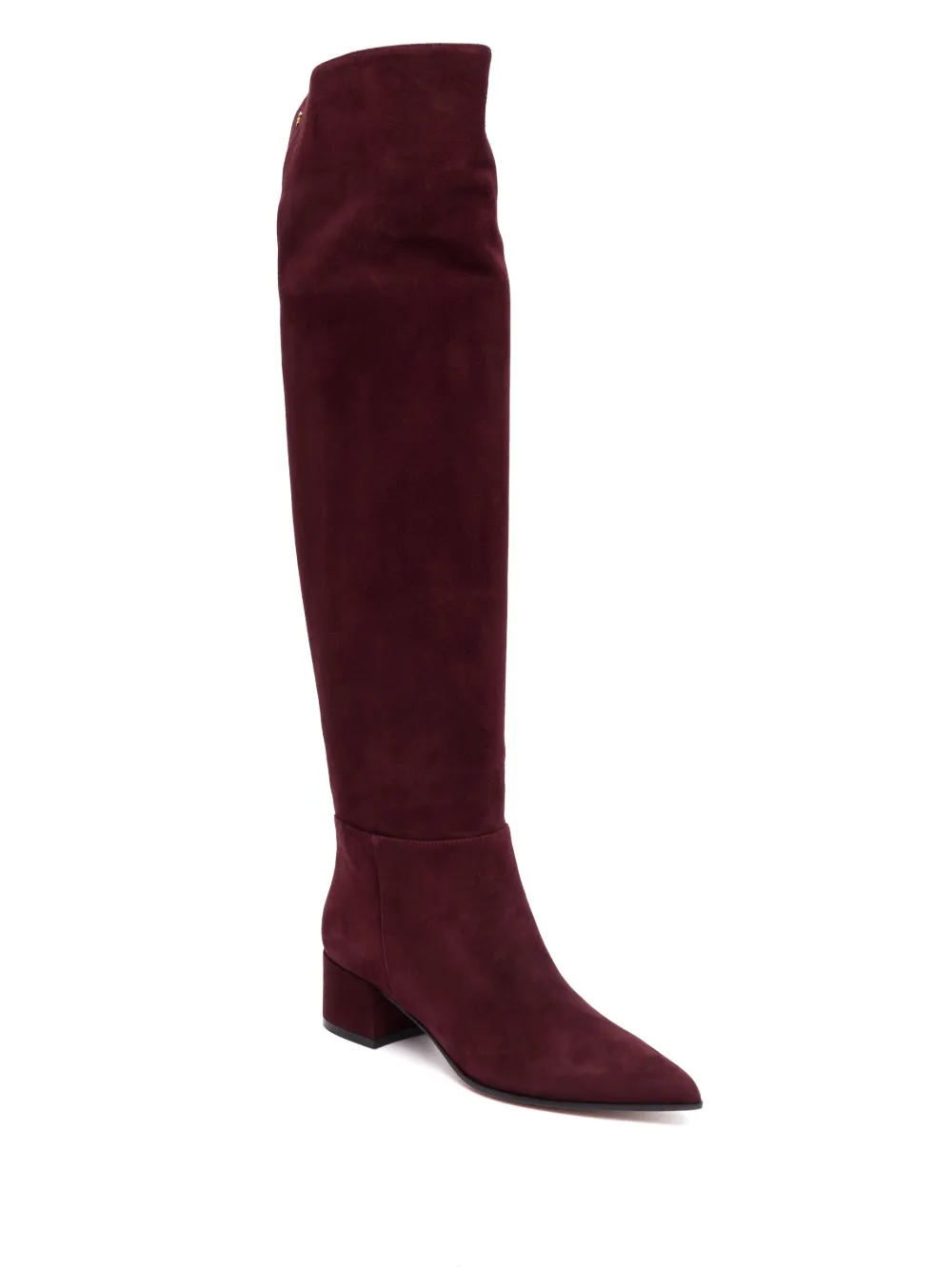 Gianvito Rossi knee-high suede boots - Rood