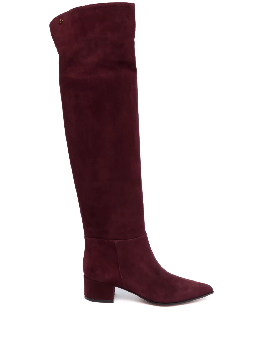 GIANVITO ROSSI KNEE-HIGH SUEDE BOOTS