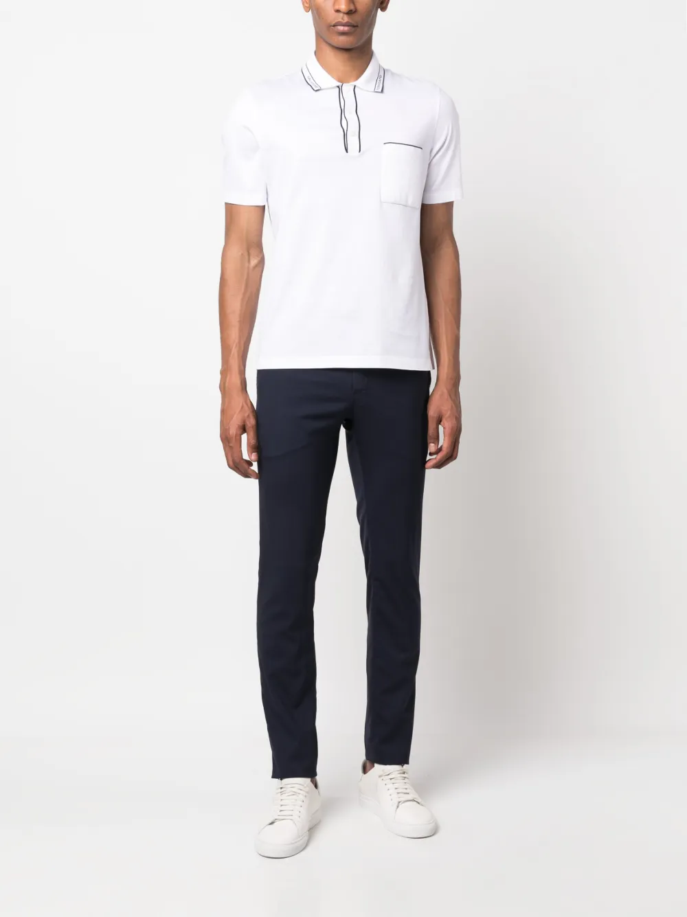 PT Torino slim-fit chino trousers - Blauw