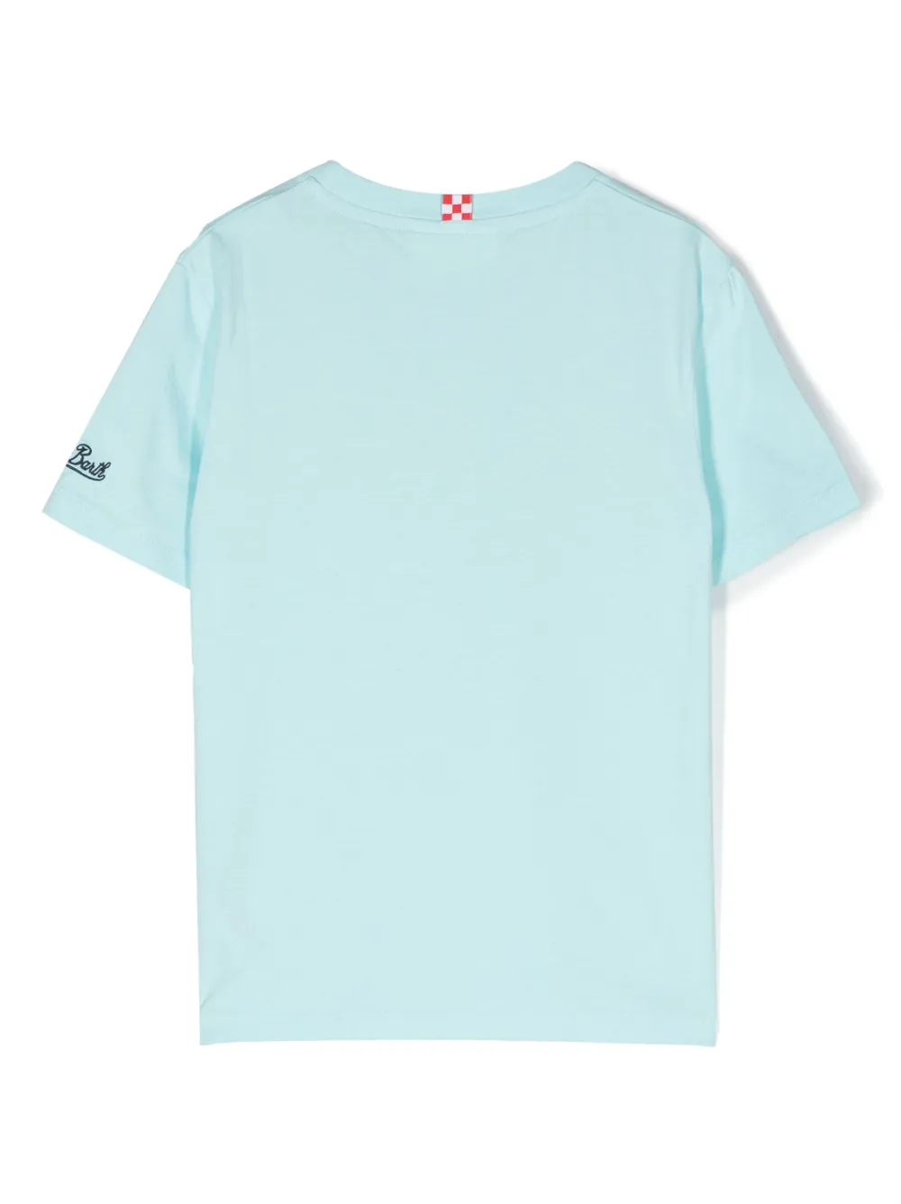 MC2 Saint Barth Kids graphic-print cotton T-shirt - Blauw