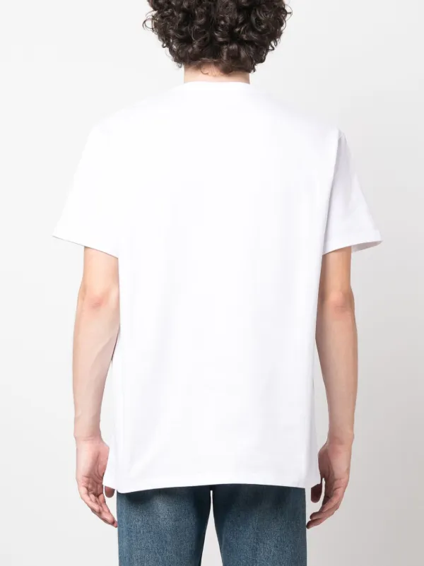 【Alexander McQUEEN】Stamp Logo Print Short Sleeve T-Shirt Alexander McQueen logo-print Cotton T-shirt | Black | FARFETCH