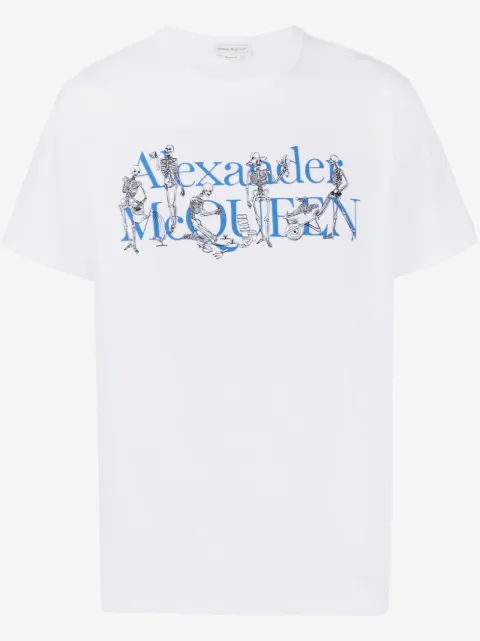Alexander McQueen logo-print short-sleeve T-shirt