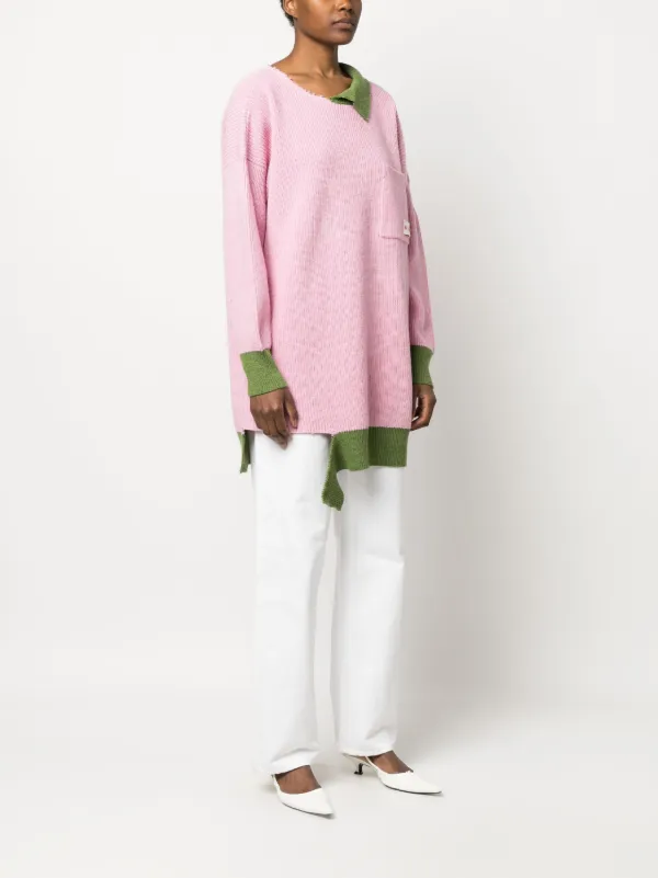 Marni アシンメトリー セーター | ピンク | FARFETCH JP