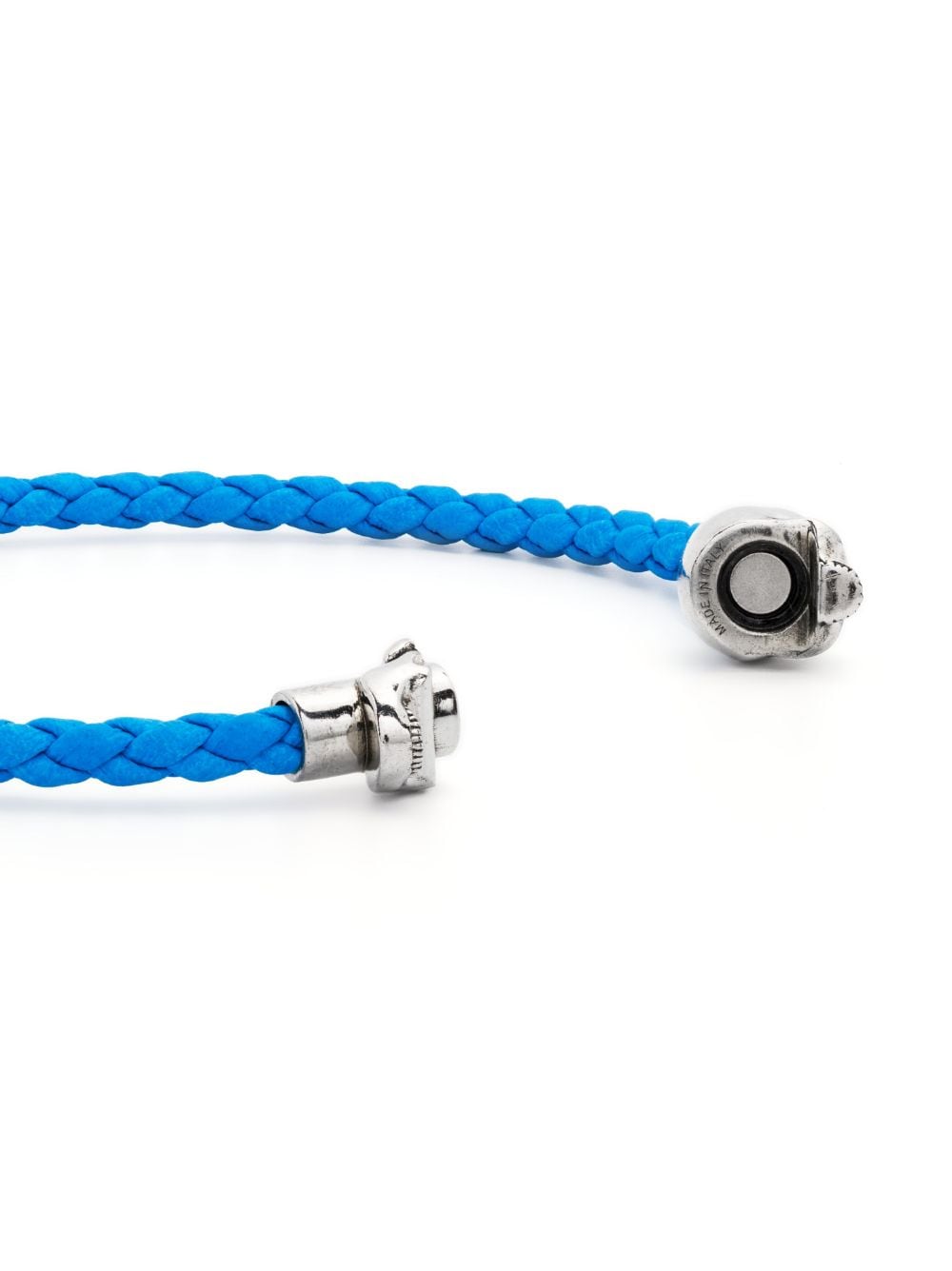 Shop Alexander Mcqueen Skull-pendant Bracelet In Blue