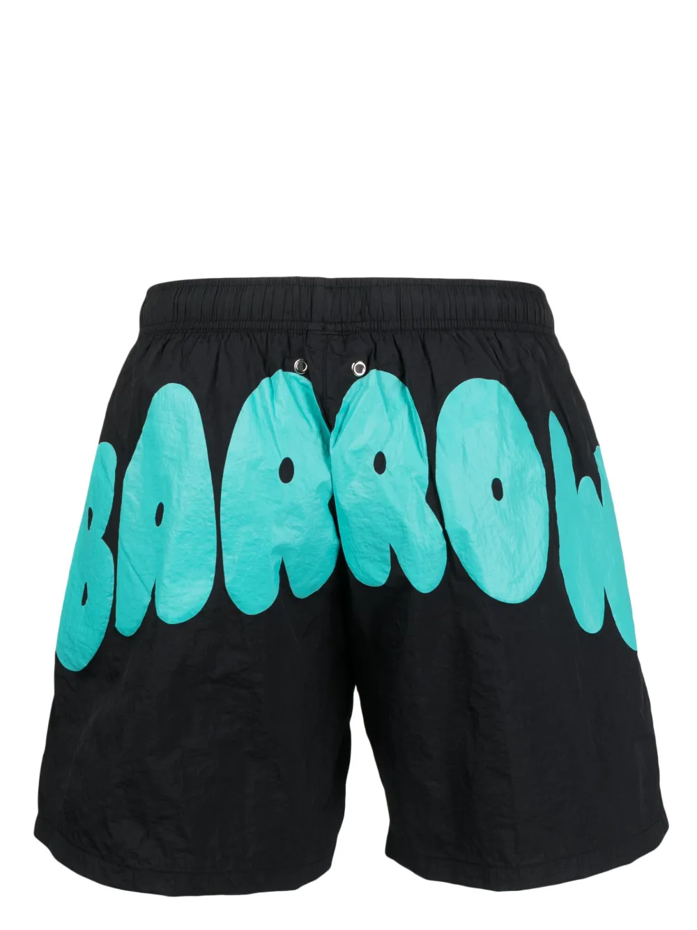 BARROW Zwembroek met logoprint - Zwart