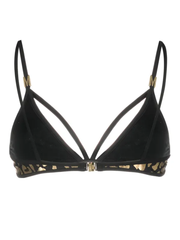 Moschino leopard print Bikini Top Farfetch